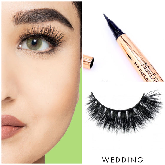 3 in 1 Bundle (Kontaktlinse, Wimper, Eyeliner)