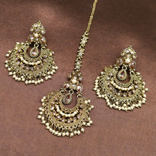  Pakistani Polki Tikka Earring Set