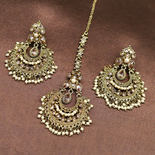  Pakistani Polki Tikka Earring Set