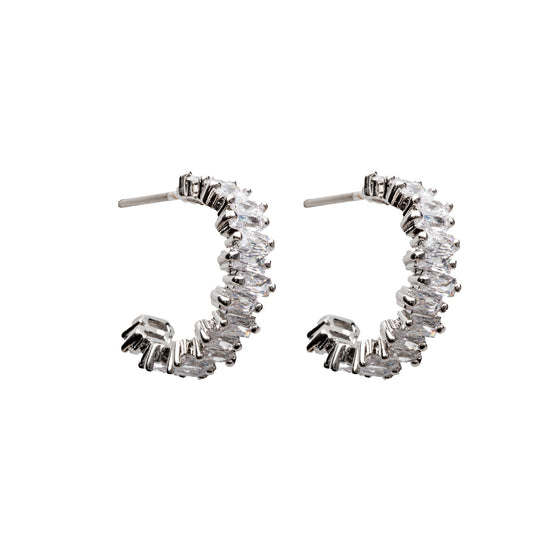 Diamant Hoops Silber Navdip Kaufen