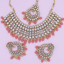  pink indischer set navdip kaufen kundan 