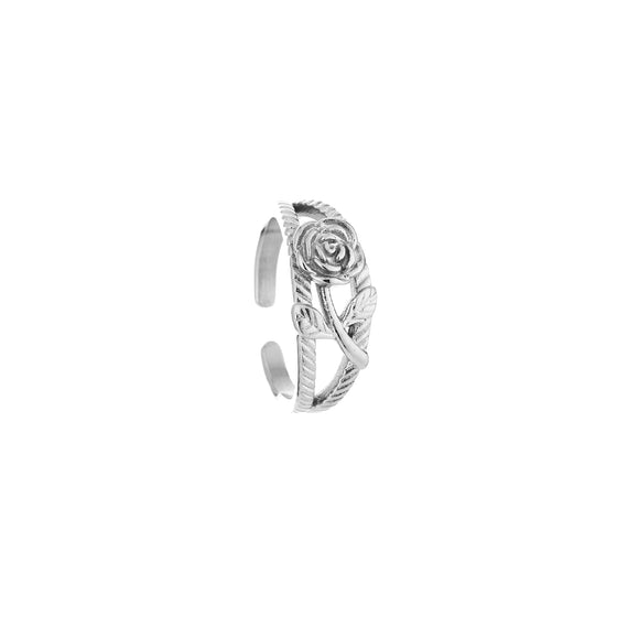 Rose Ring Silver